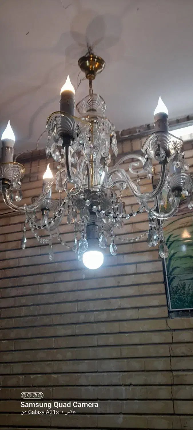 لوستر چراغ تزیینی|لوستر و چراغ آویز|اصفهان, سودان|دیوار