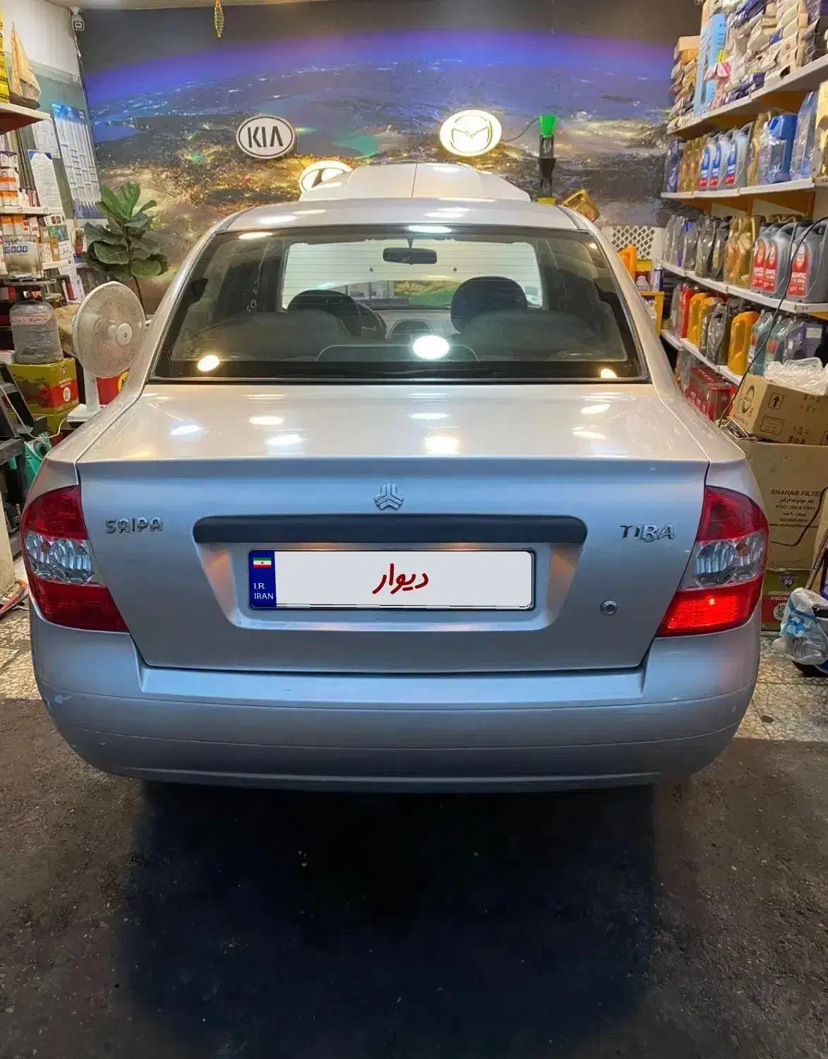 تیبا نقره ای متالیک|خودرو سواری و وانت|تالش, هشتپر|دیوار