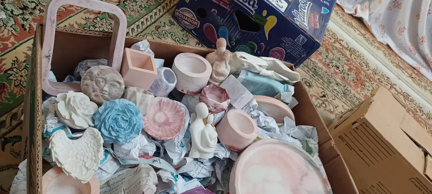 سنگ مصنوعی/شات شمع/جا عودی|صنایع دستی و سایر لوازم تزئینی|تهران, شاهین|دیوار