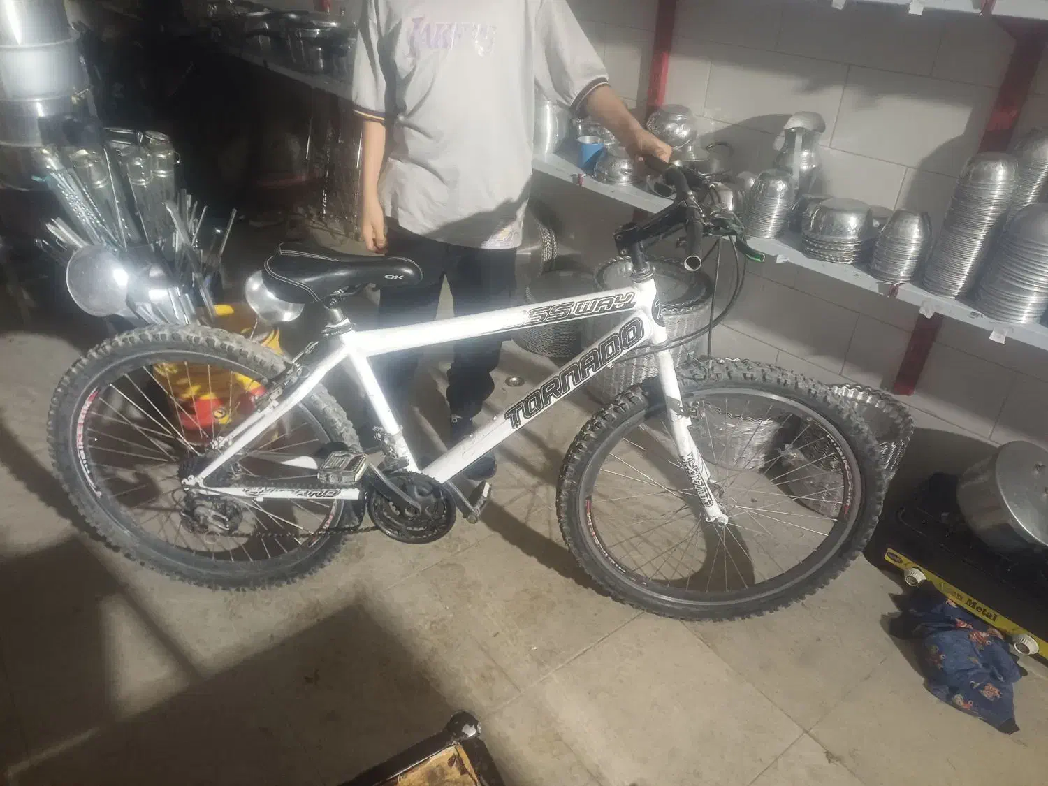 دوچرخه تورنادو ۲۶معاوضه اسپیکر و وسایل صوتی|دوچرخه، اسکیت، اسکوتر|بروجرد, |دیوار