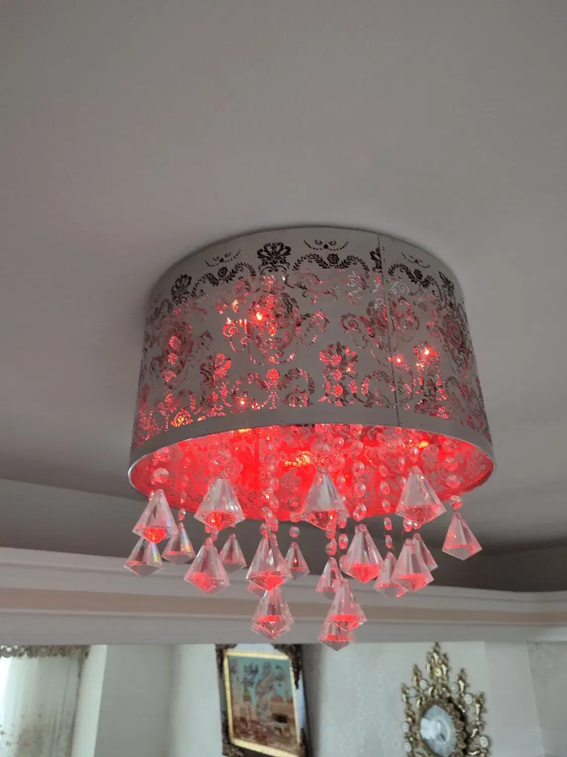 2عدد لوستر کریستالی شیک|لوستر و چراغ آویز|تبریز, |دیوار