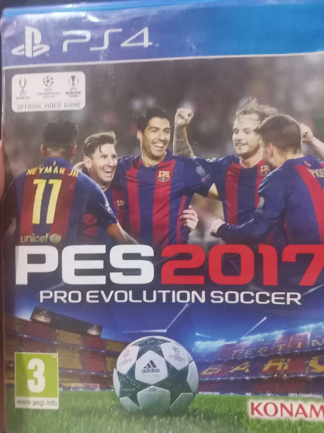دیسک بازی pes 2017|کنسول، بازی ویدئویی و آنلاین|تهران, منیریه|دیوار