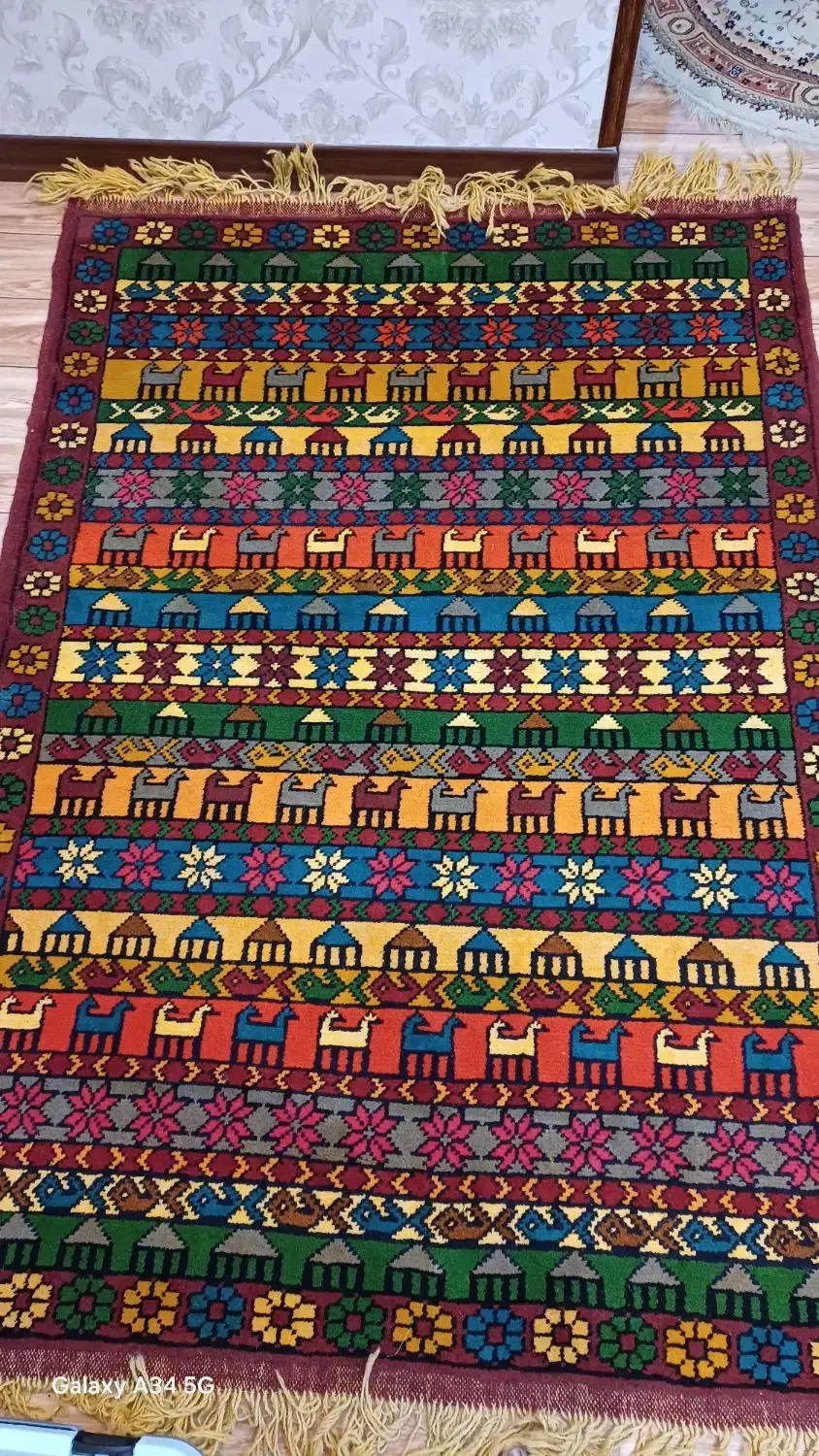 قاایچه دستبافت ترکمن .|فرش|اسلامشهر, شهرک احمدیه|دیوار
