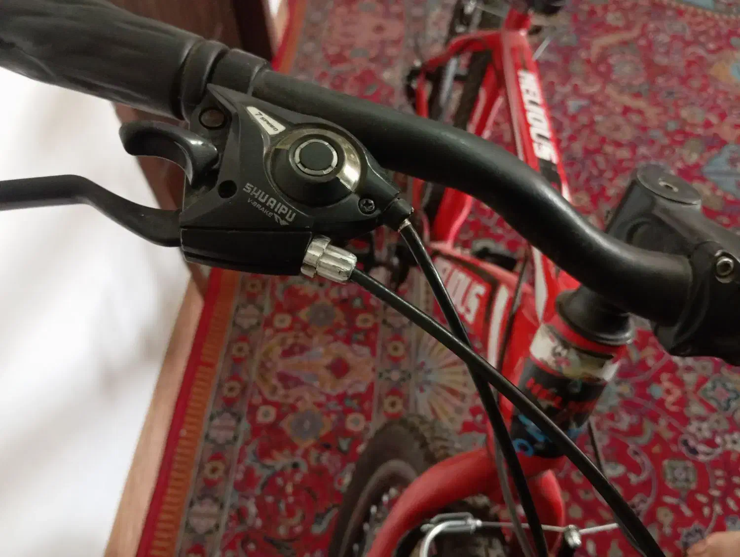 فروش دوچرخه سایز 27/5 رنگ قرمز در حدنو صحیح و سالم|دوچرخه، اسکیت، اسکوتر|شیراز, آبیاری|دیوار