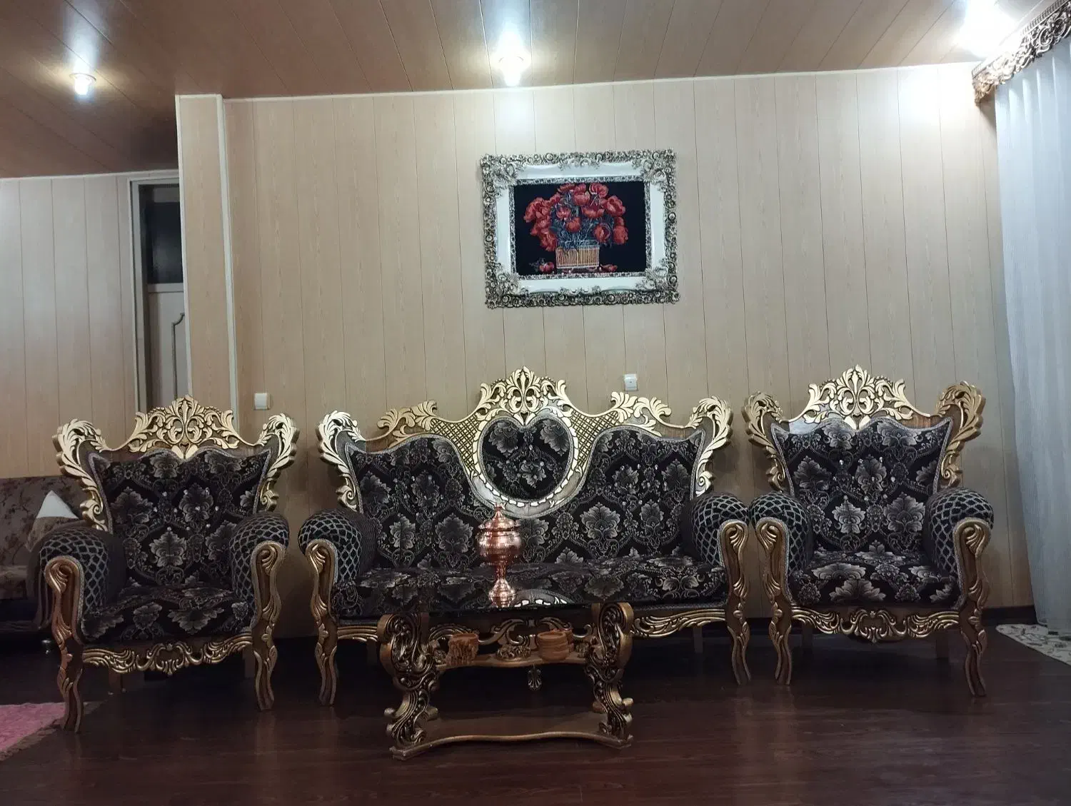 مبل سلطنتی ۷ نفره|مبلمان خانگی و میز عسلی|سنندج, |دیوار