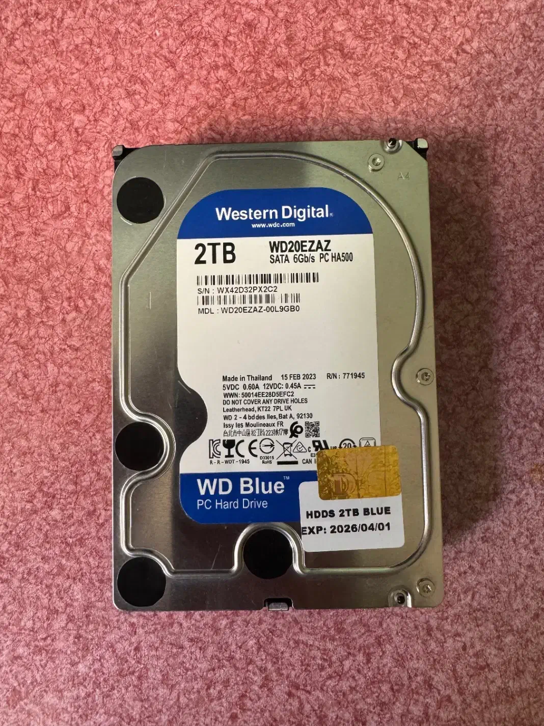 هارد اینترنال وسترن دیجیتال 2tb|قطعات و لوازم جانبی رایانه|سمنان, |دیوار