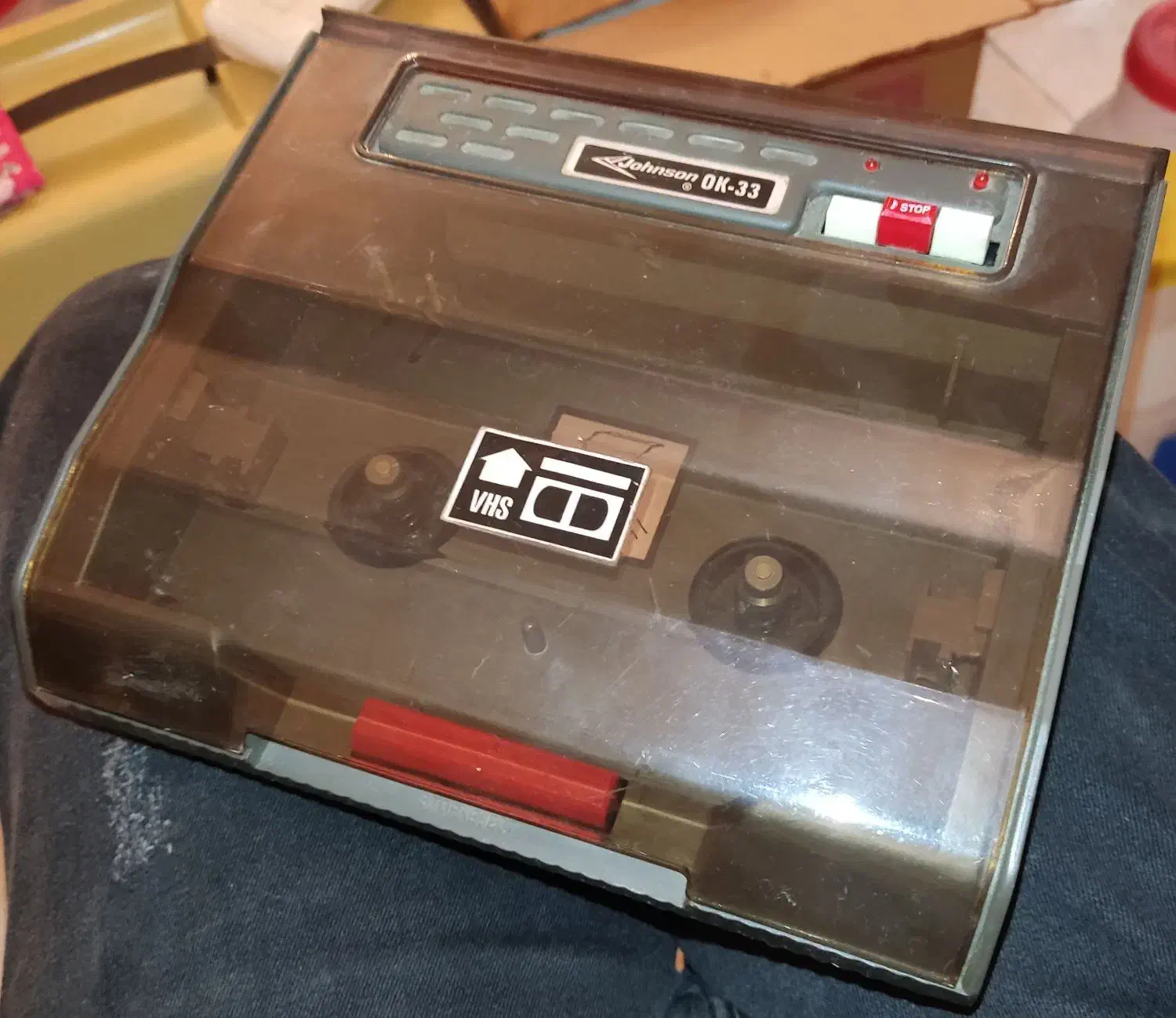 نوار برگردان برقی VHS برند جانسون|پخش‌کننده DVD و ویدیو|رشت, دیانتی|دیوار