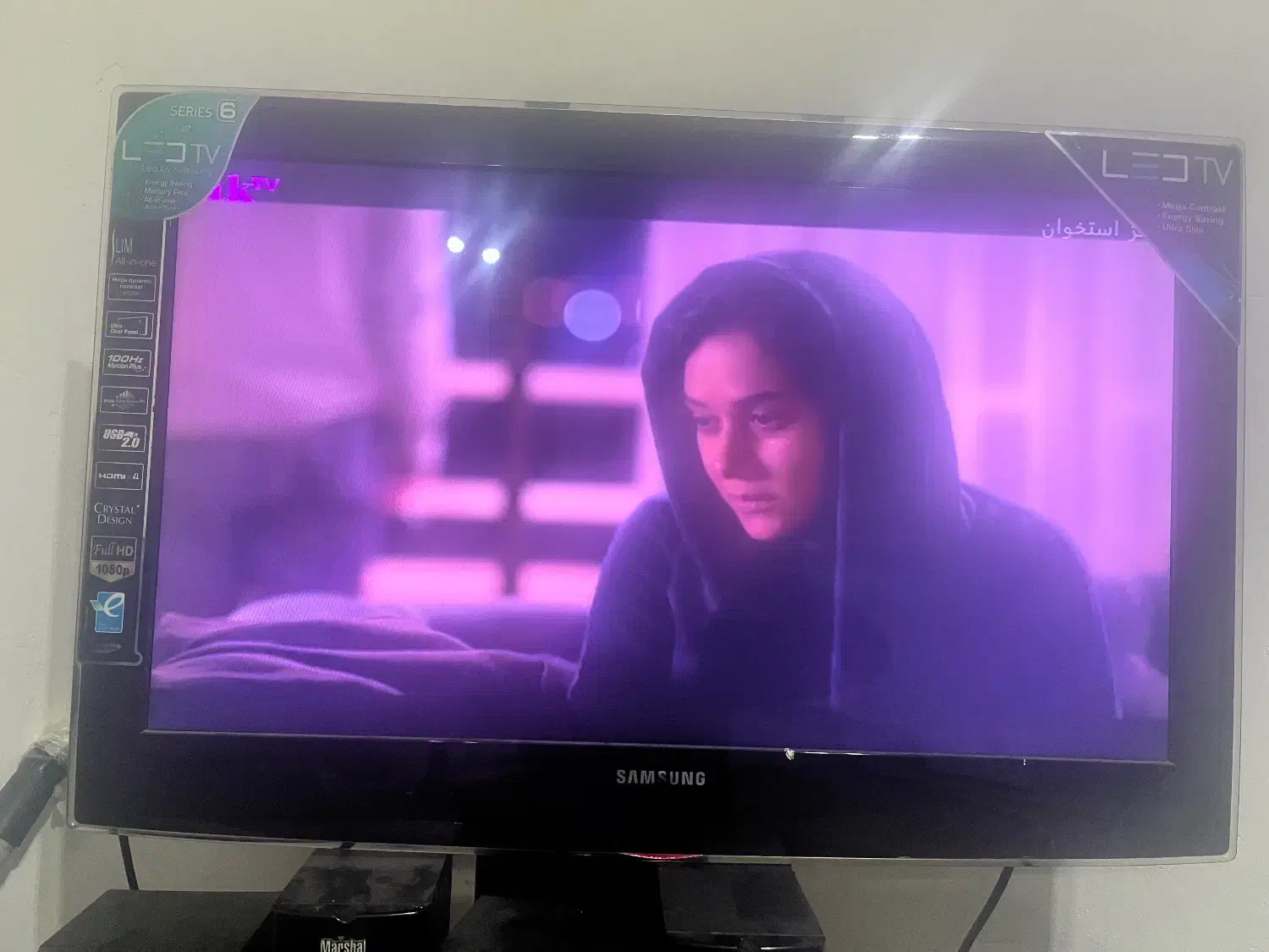 ال سی دی سامسونک ۳۲ اینچ|تلویزیون و پروژکتور|لشت نشا, |دیوار