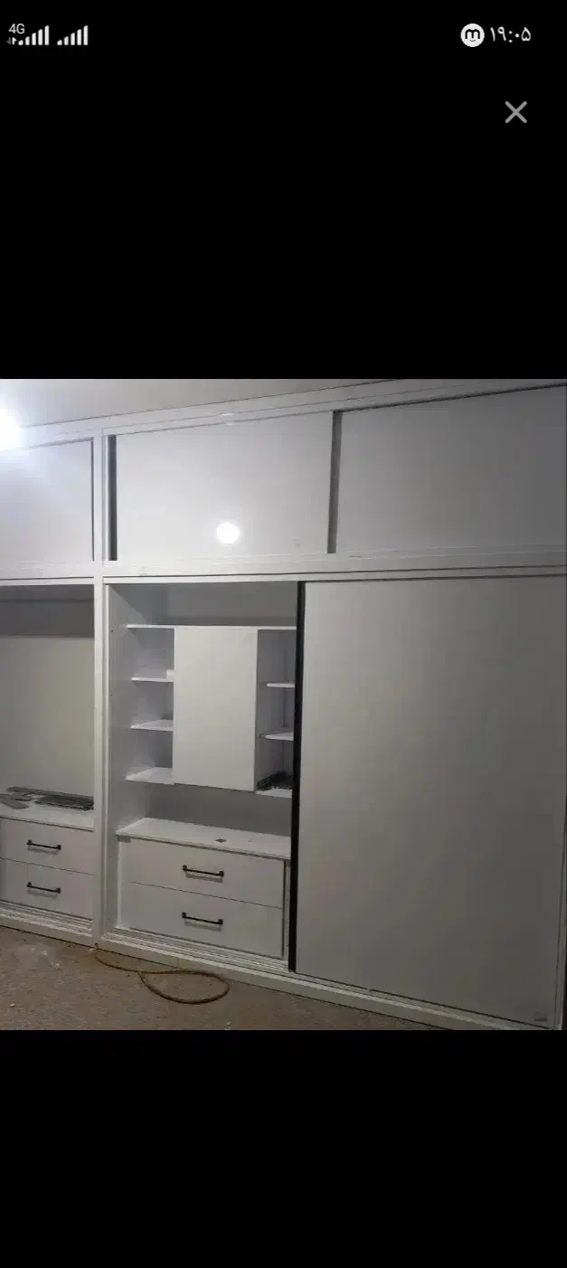 کمددیواری سه درسه|جاکفشی، کمد، دراور|تربت جام, زیباکنار|دیوار