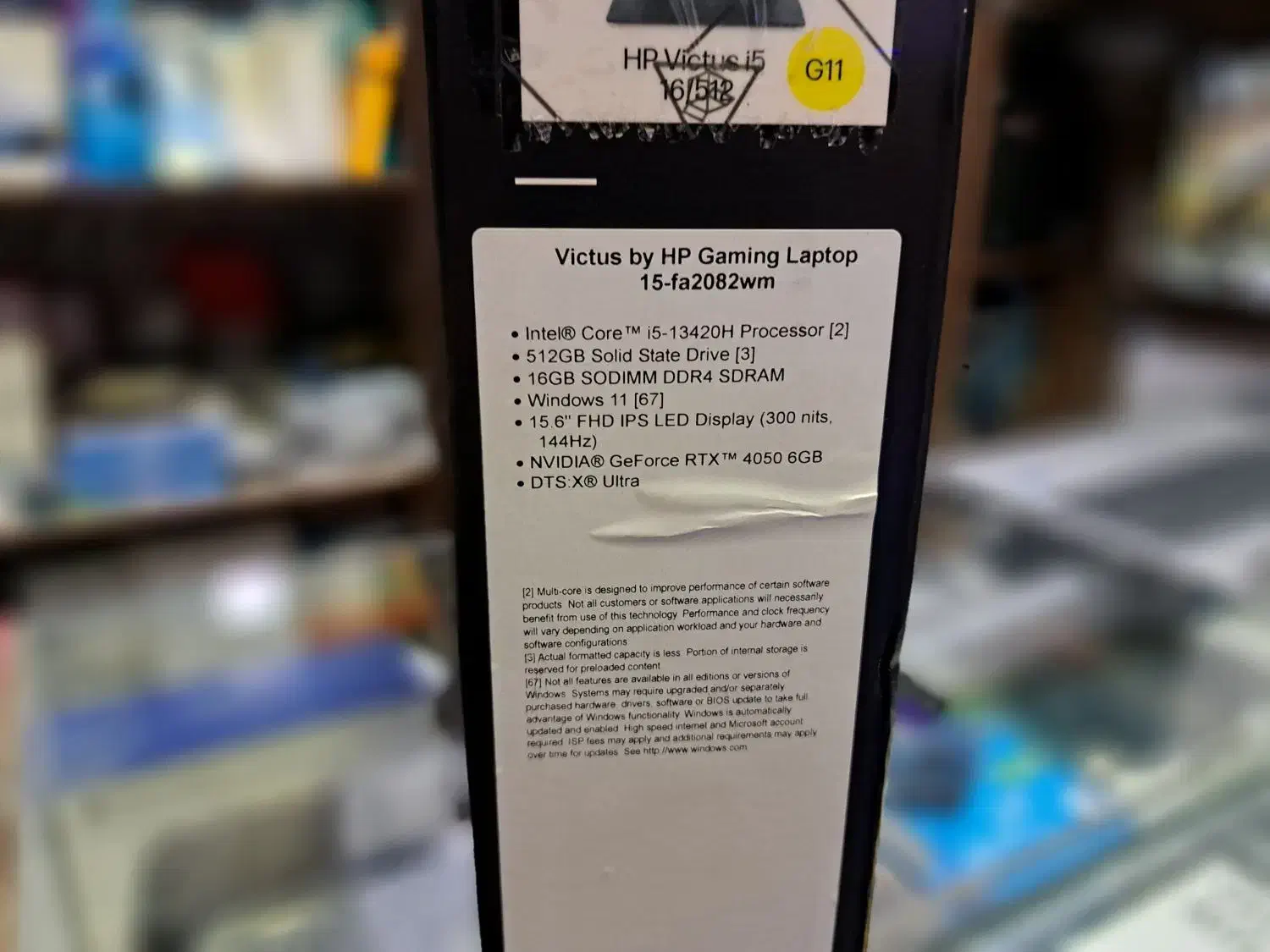 ویکتوس گیمینگ آکبند با گارانتی RTX4050(استوک برتر)|رایانه همراه|کرمانشاه, |دیوار