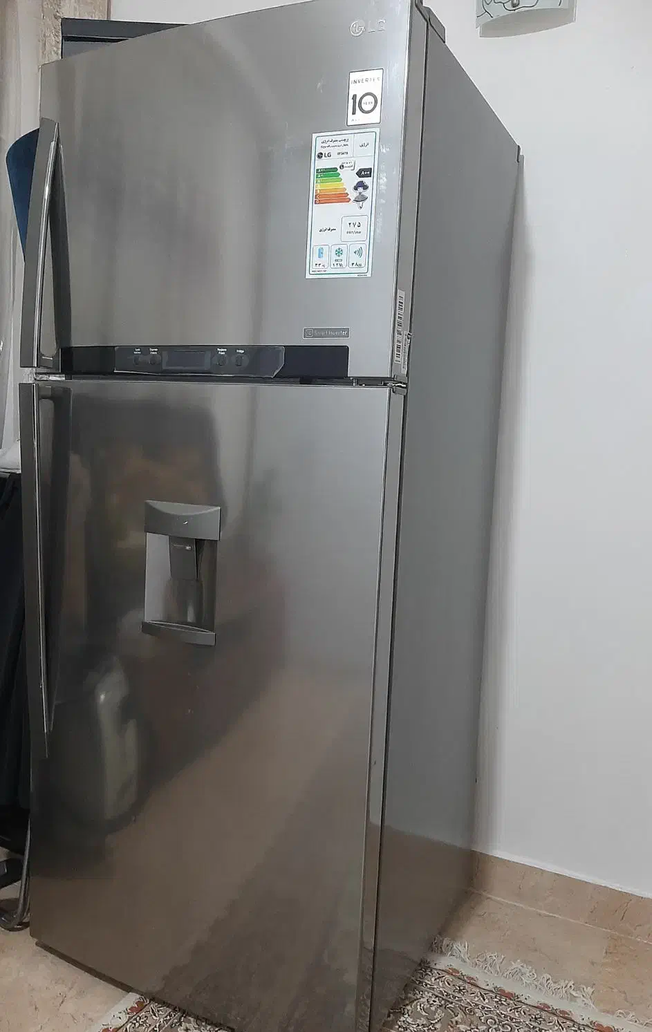 یخچال الجی سیلور نیم فریزر یکسال کار کرده در حدنو|یخچال و فریزر|هشتگرد, مدرس|دیوار