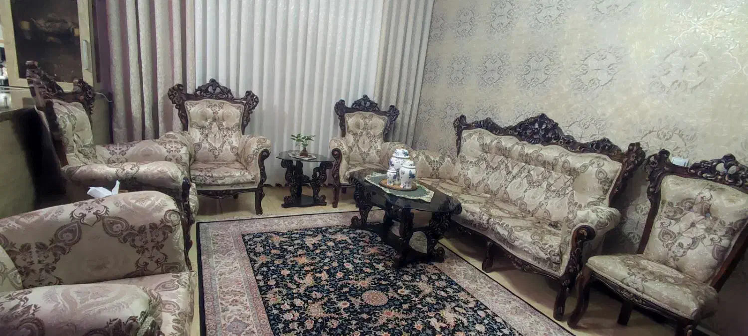 مبل سلطنتی9نفره راش|مبلمان خانگی و میز عسلی|مشکین‌دشت, |دیوار