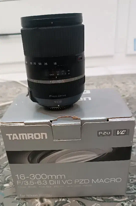 لنز حرفه ای برای نیکون 300-16 F 3/5 تامرون DI II|دوربین عکاسی و فیلمبرداری|مشهد, قائم|دیوار