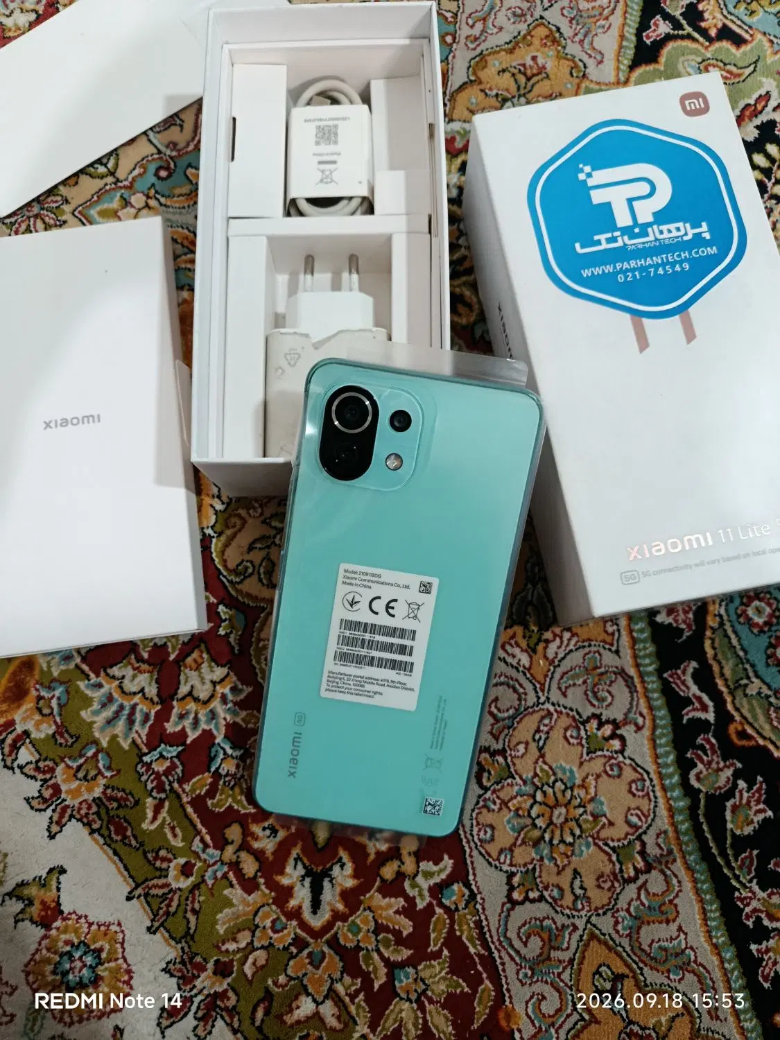 mi 11 lite 5g ne|موبایل|پردیس, فاز ۴|دیوار