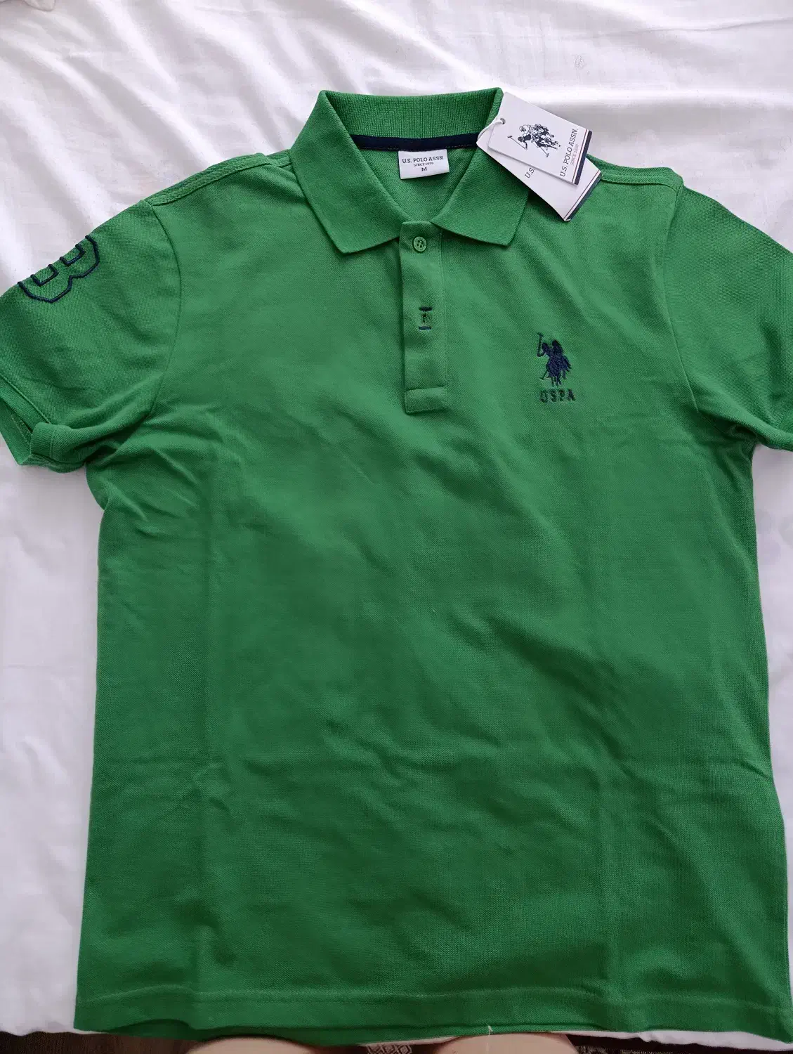 یک عدد پولو شرت مارک U S polo سایز مدیوم|لباس|مشگین شهر, |دیوار