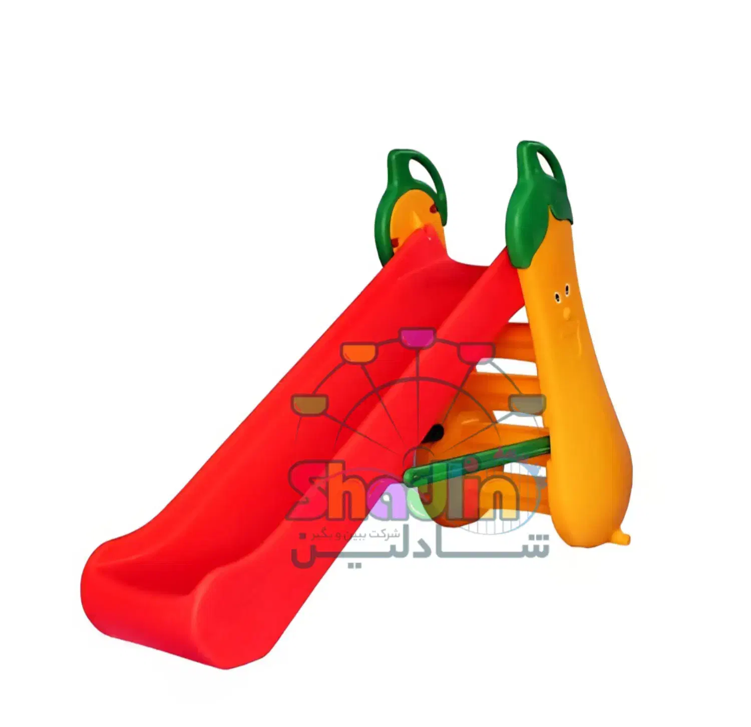 سرسره موز ۴ پله خانه کودک،مهدکودک / شادلین|اسباببازی|بابل, |دیوار