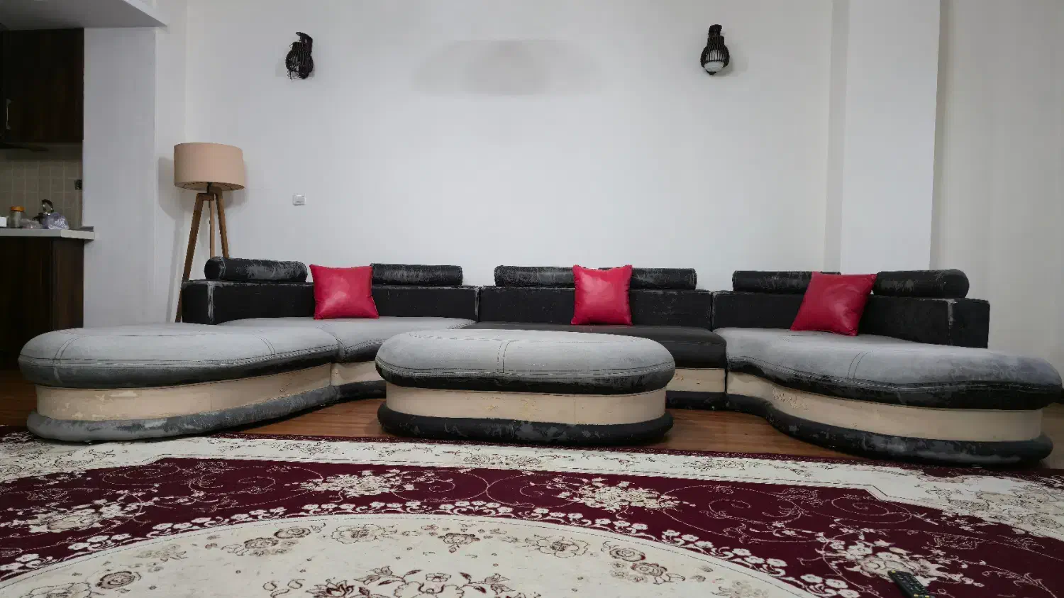 فروش مبلمان ۱۴ نفره با جلومبلی|مبلمان خانگی و میز عسلی|نوشهر, |دیوار