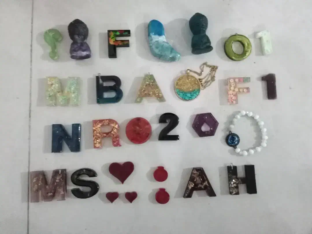 فروش ویژه حروف و جا کلیدی رزینی|صنایع دستی و سایر لوازم تزئینی|گرگان, |دیوار