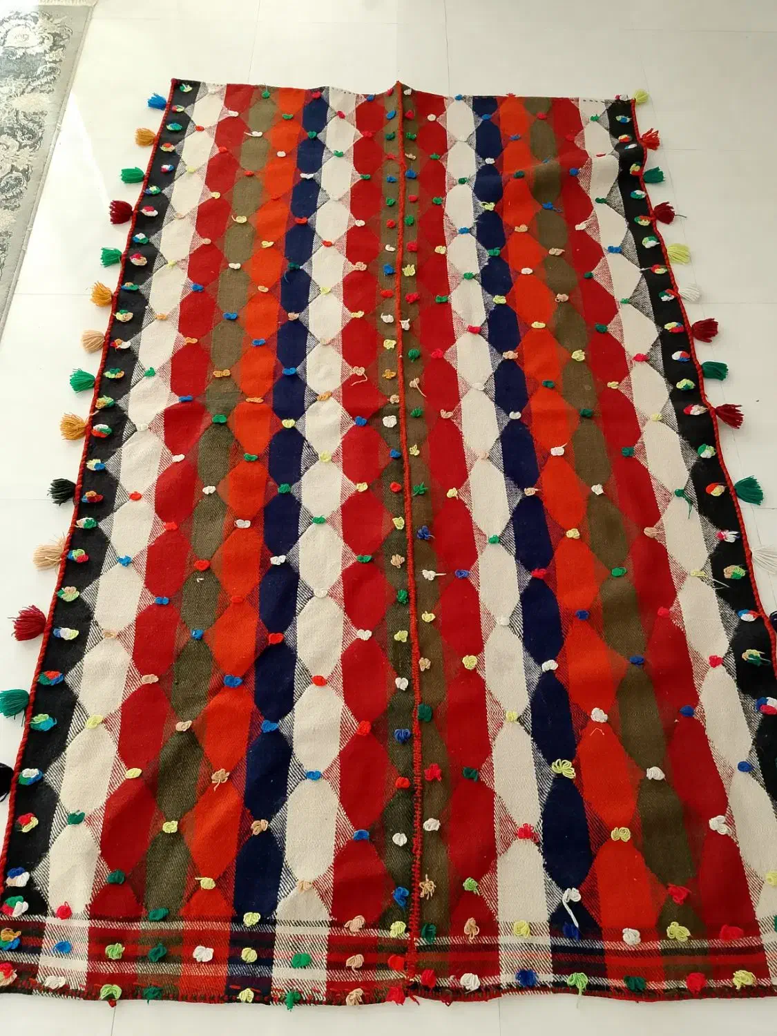 جاجیم زیبا|گلیم، جاجیم، گبه|ارژن, |دیوار