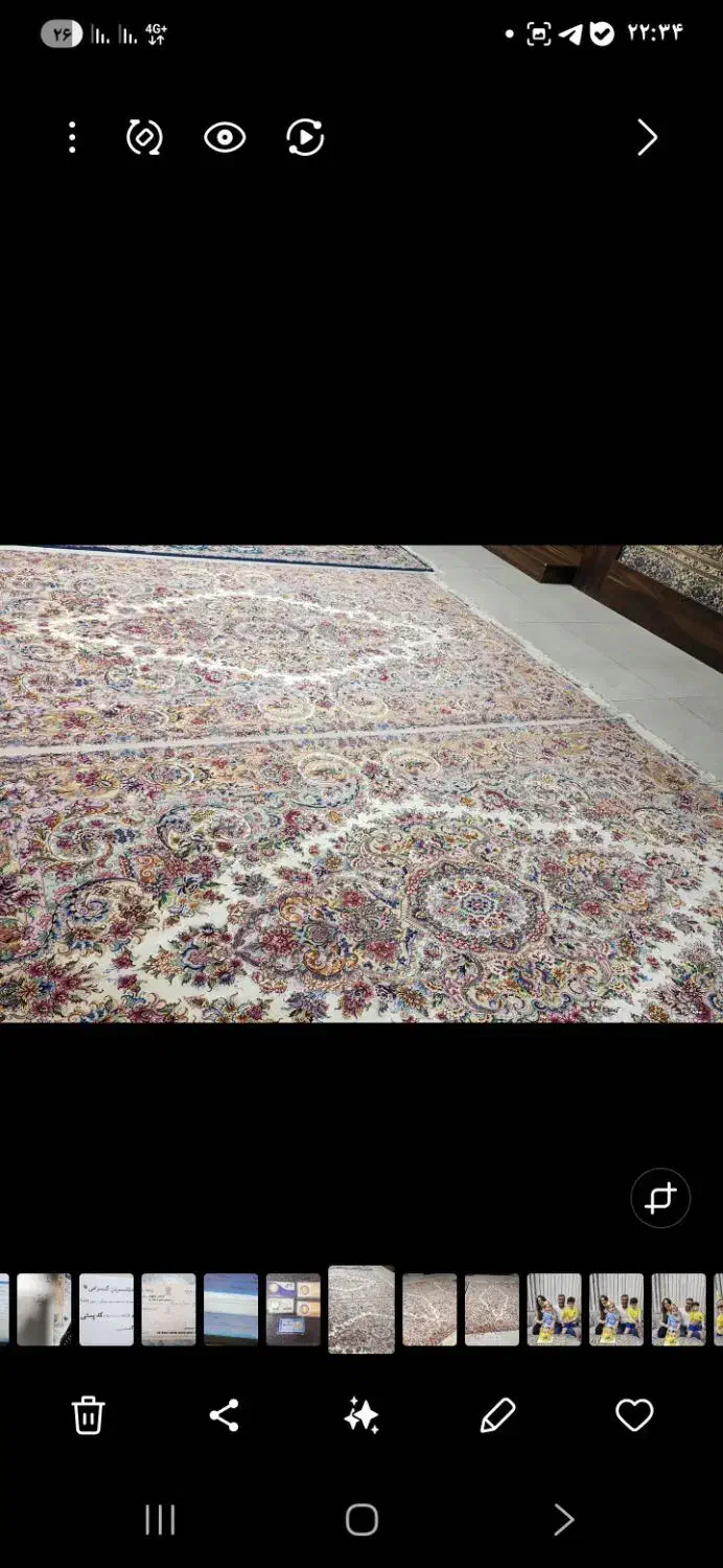 فرش دستباف جفت بهم چسبیده طرح خطیبی تبریز|فرش|تهران, یاخجی آباد|دیوار