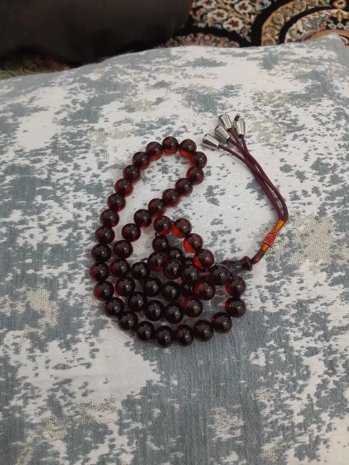 تسبیح سندلوس شرابی|بدلیجات|کرمانشاه, |دیوار