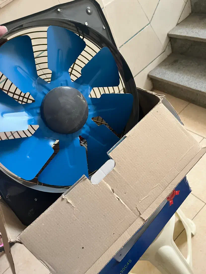 هواکش دمنده 40*40|پنکه و تصفیه‌کنندهٔ هوا|قزوین, |دیوار