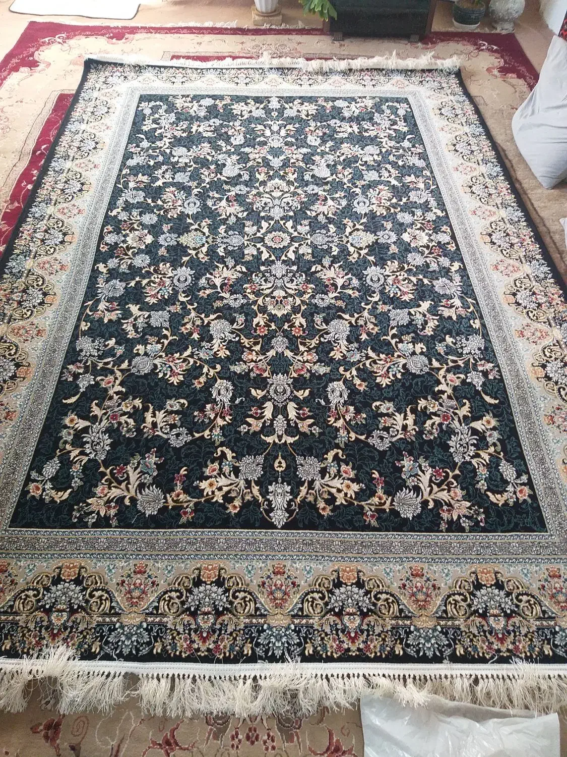 ی جفت فرش ۶ متری|فرش|خمین, |دیوار