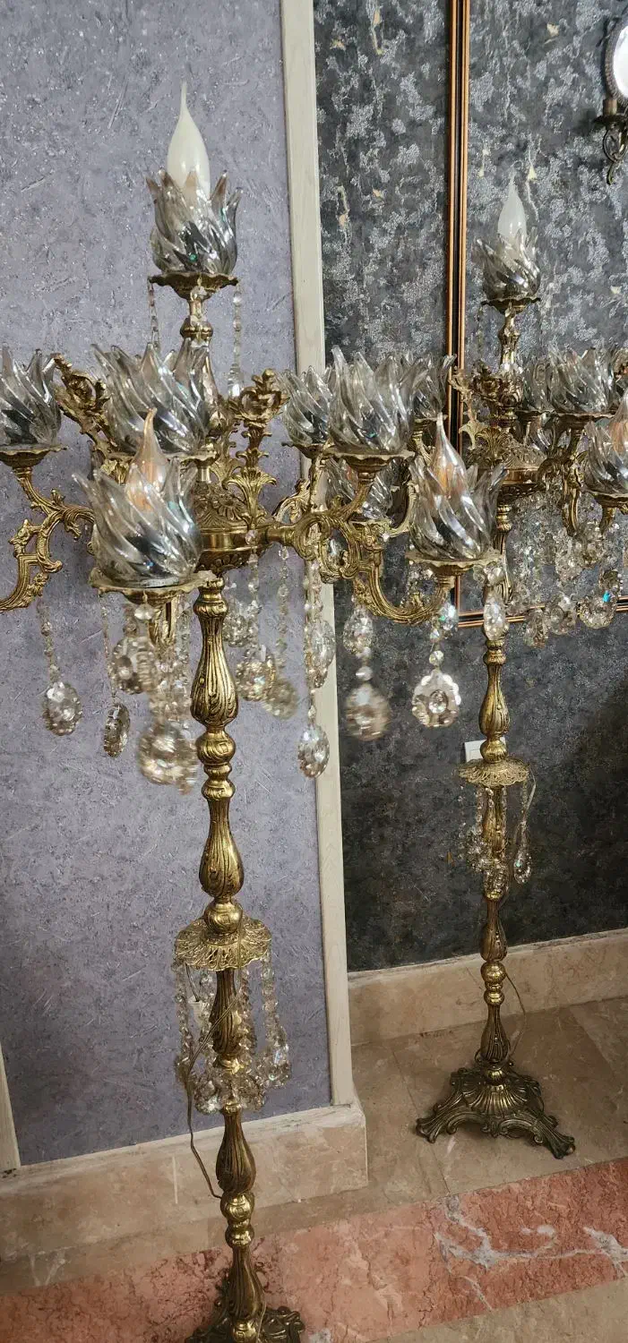 اباژور کنار سالنی ( جفت)|چراغ خواب و آباژور|تهران, ستارخان|دیوار