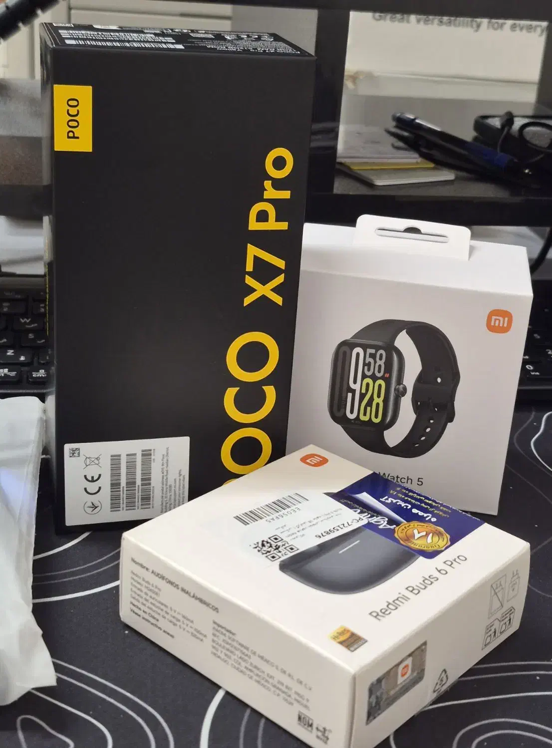 موبایل POCO X7 Pro 512GB زرد به همراه ساعت و هدفون|موبایل|تهران, سعادت‌آباد|دیوار