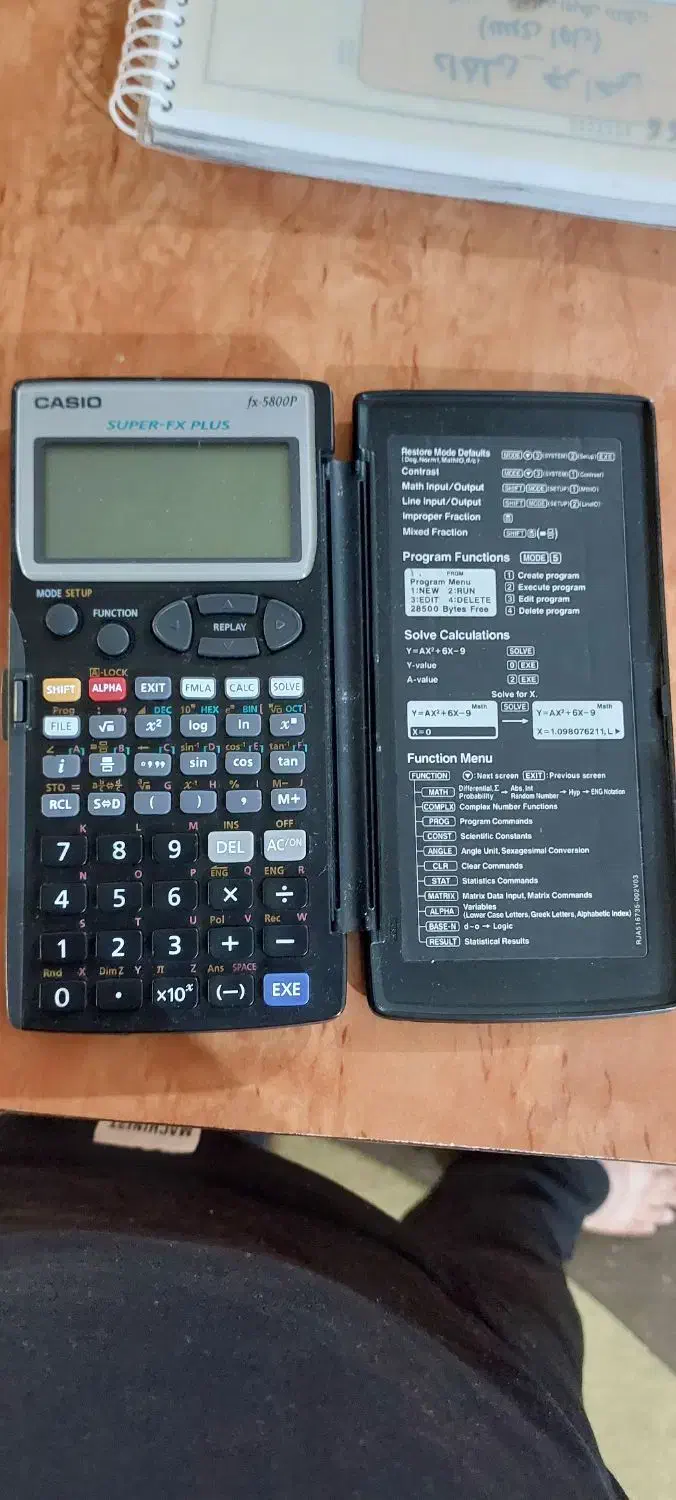 ماشین حساب کاسیو ۵۸۰۰پلاس|لوازم التحریر|مسجد سلیمان, |دیوار