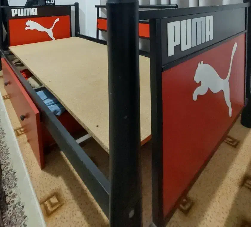 تخت نوجوان دوطبقه|تخت و سرویس خواب|نیشابور, دارایی|دیوار