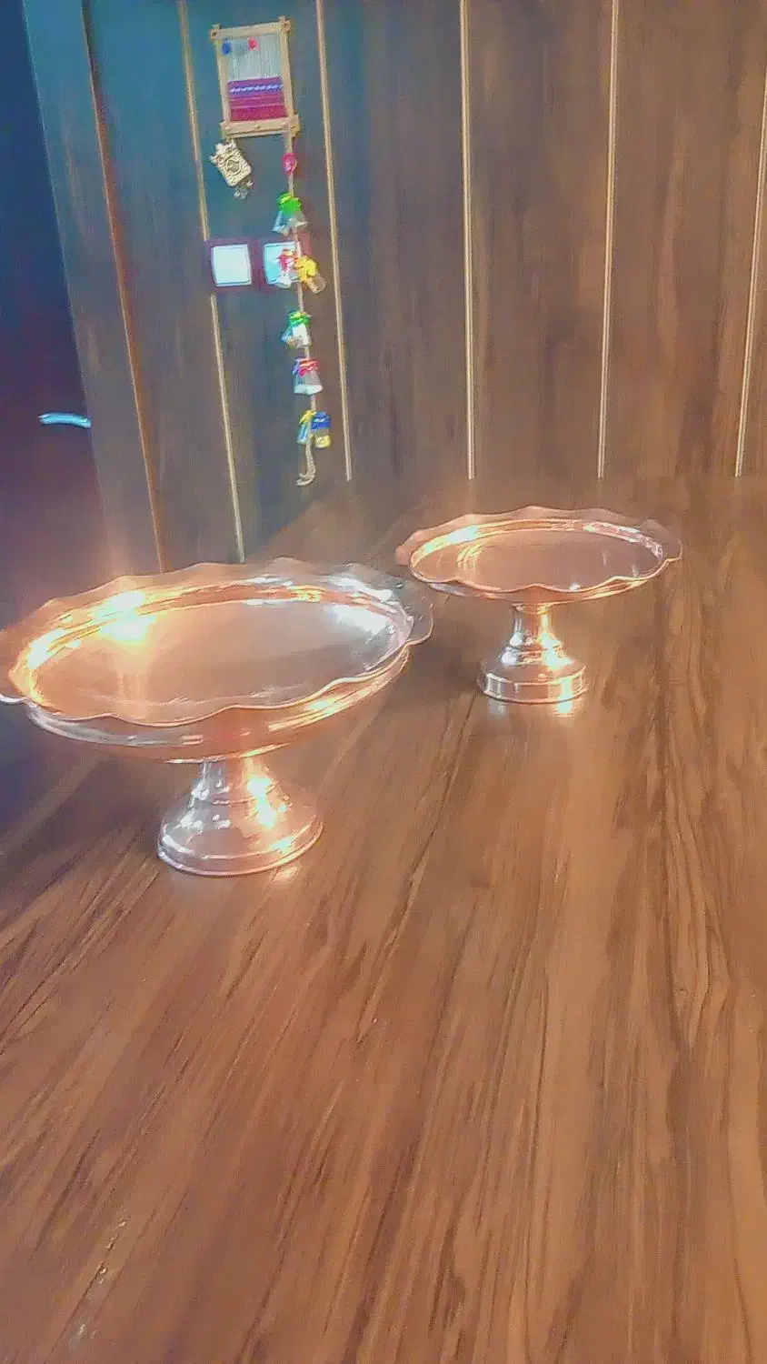 جا میوه ای وشیرینی خوری مسی|ظروف سرو و پذیرایی|خمینیشهر, |دیوار