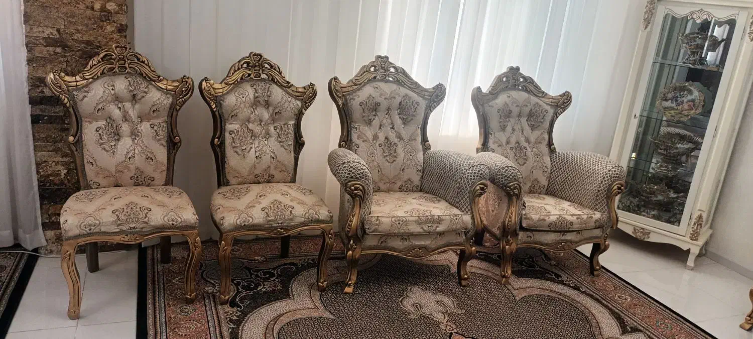 مبل سلطنتی|مبلمان خانگی و میز عسلی|اردبیل, |دیوار