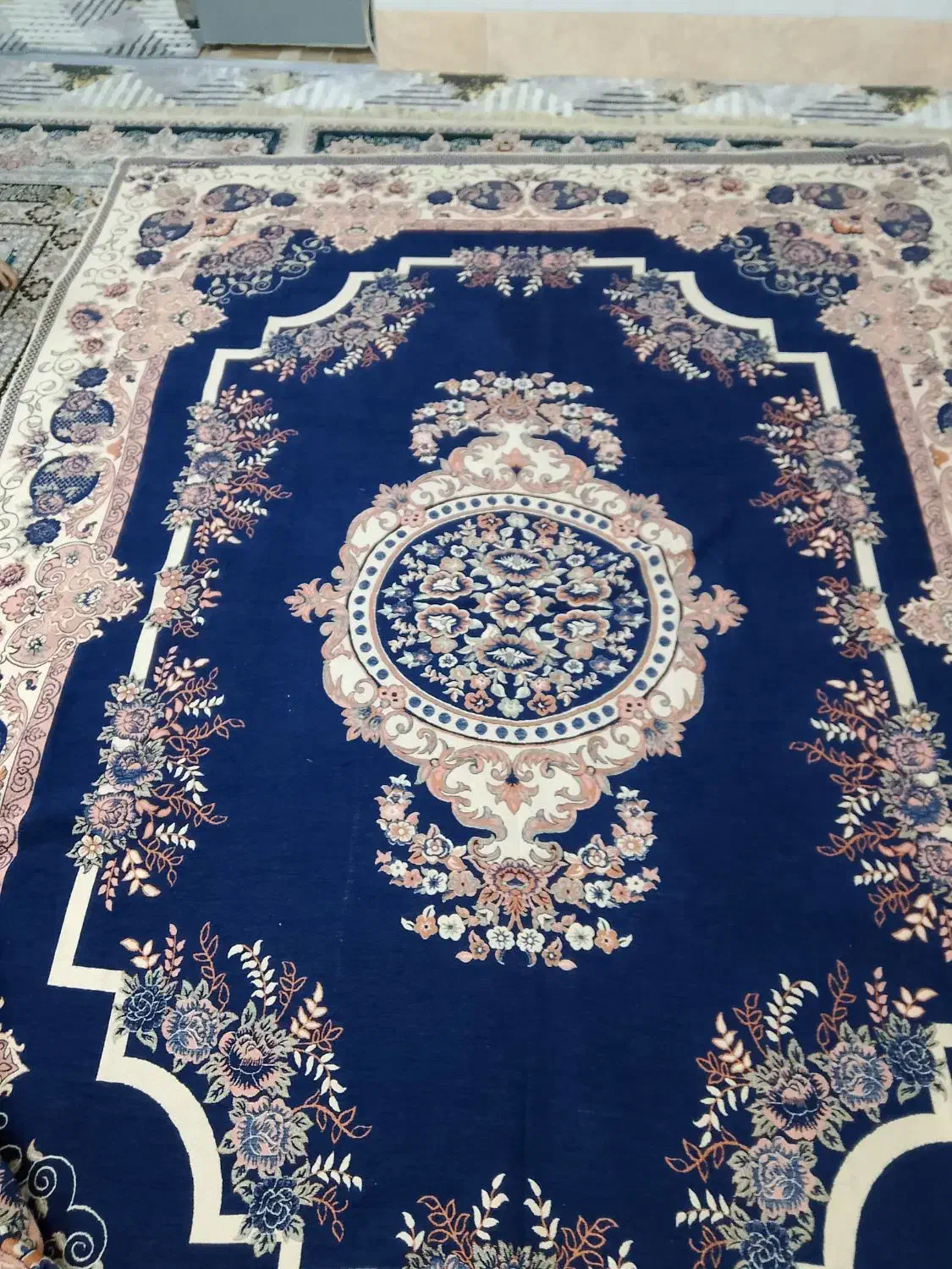 رو فرشی 2 لایه|روفرشی|قم, قلعه کامکار|دیوار