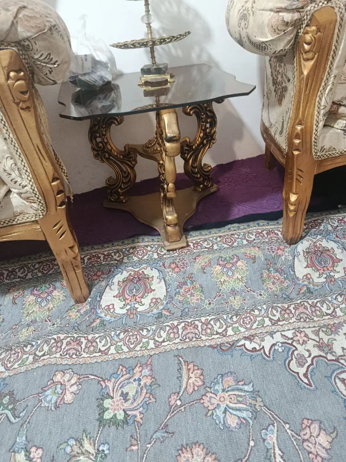 مبل سلطنتی ۹نفره|مبلمان خانگی و میز عسلی|اقبالیه, |دیوار
