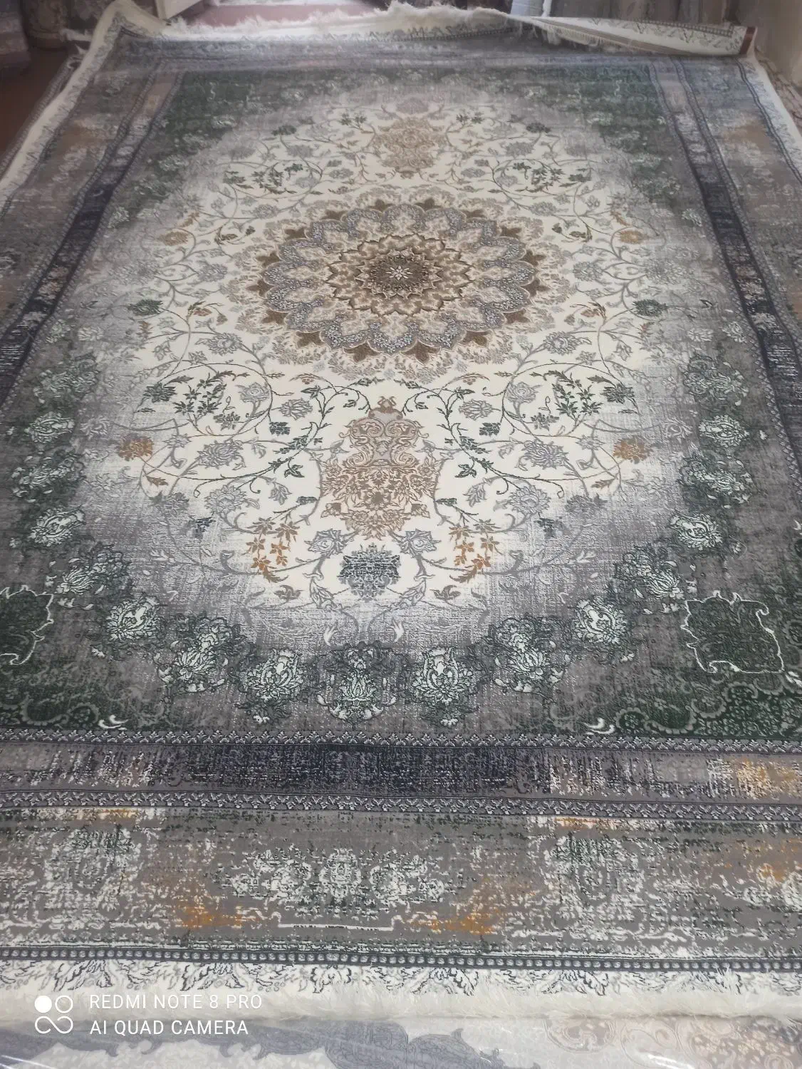 فرش ۷۰۰شانه واقعی طرح جدید نقد چکی اقسا طی|فرش|سیرجان, |دیوار