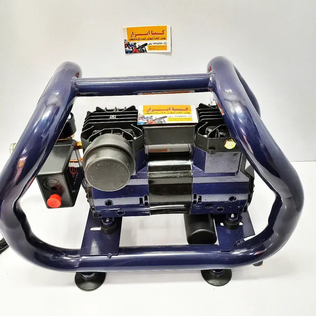 پمپ باد توربو دائم کار ۲سیلندر (گارانتی) مخصوص نصب|ابزارآلات|شهرکرد, |دیوار