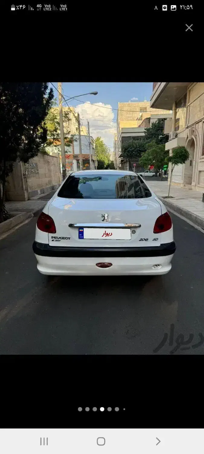 ۲۰۶ اس دی ۹۰|خودرو سواری و وانت|چهارباغ, |دیوار