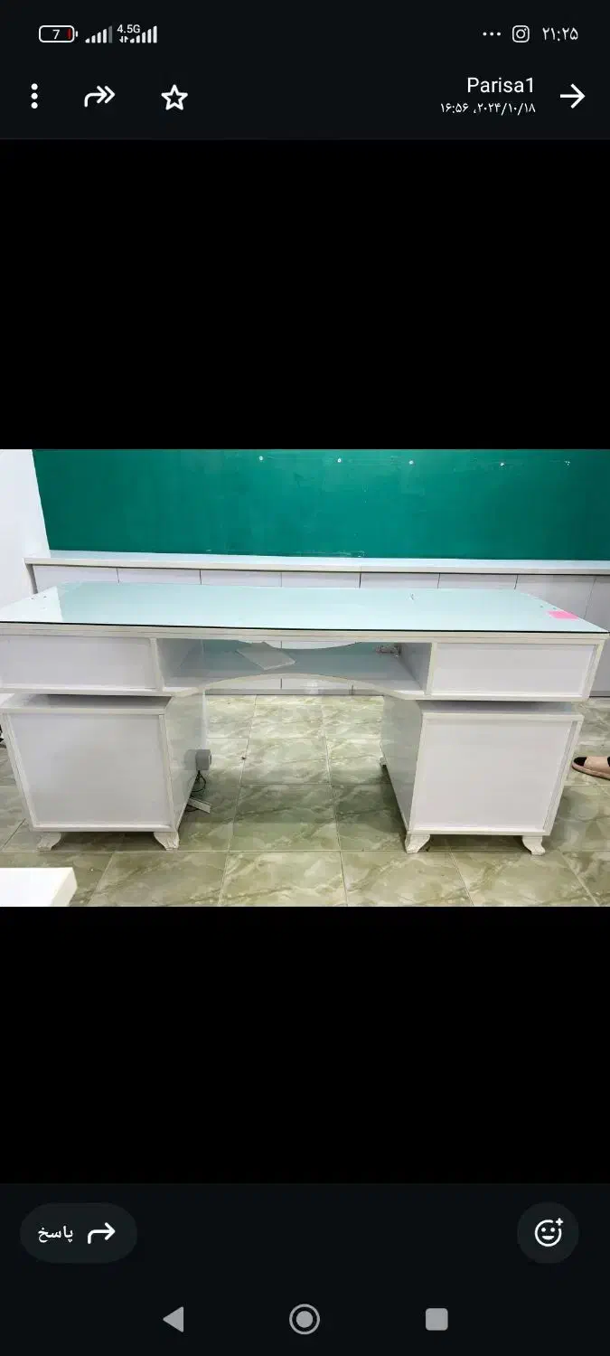 میز باکمد وکشو|میز تحریر و کامپیوتر|صومعهسرا, |دیوار