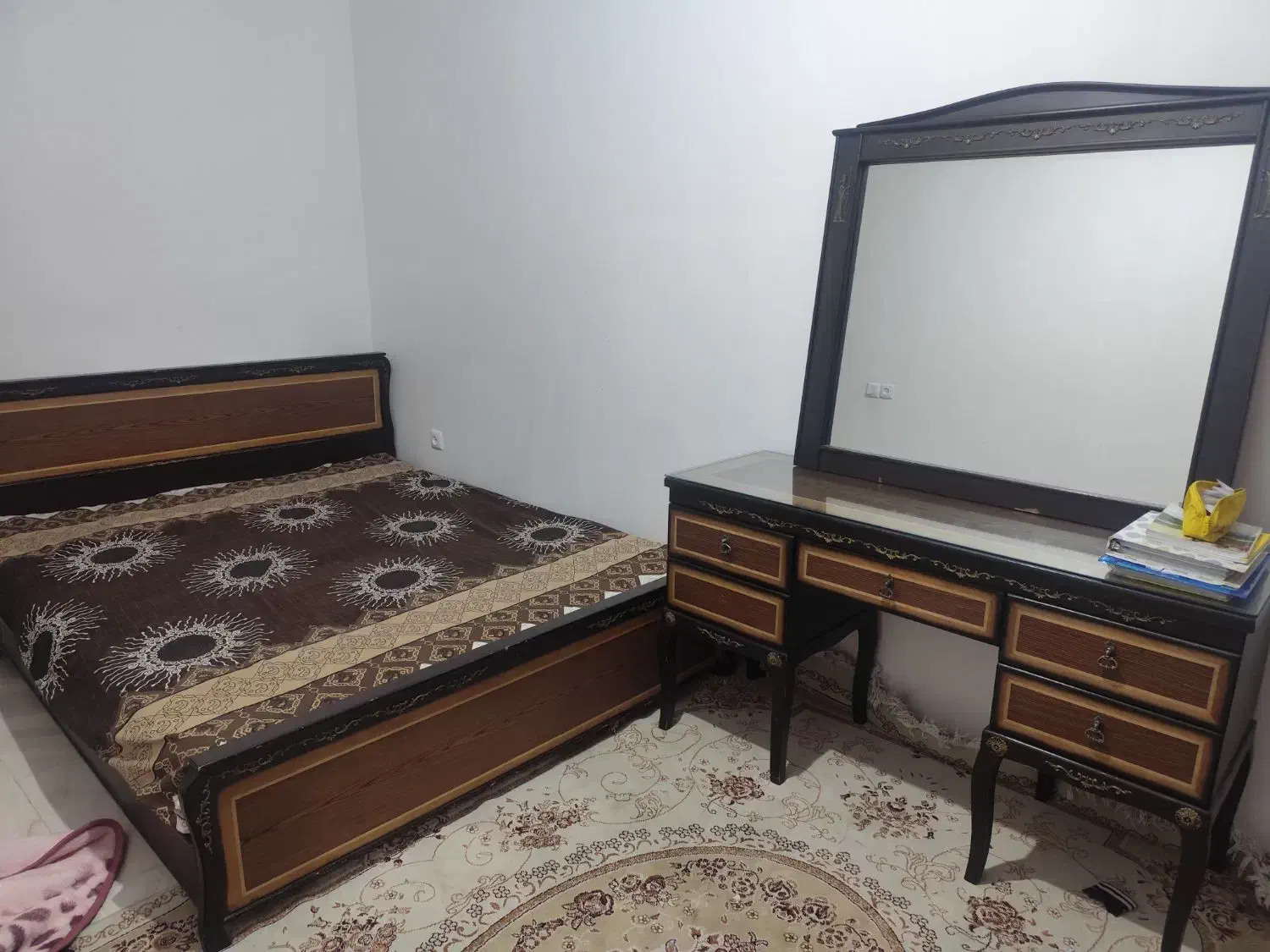 سرویس خواب چوبی|تخت و سرویس خواب|ورامین, ورامین|دیوار