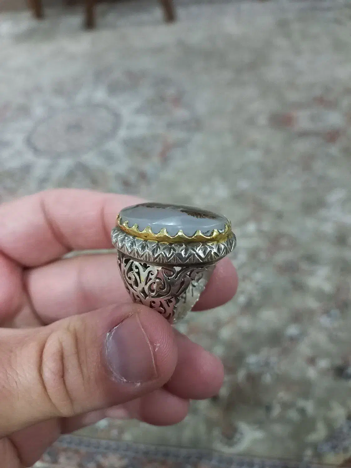 دستبند و انگشتر نقره کار دست|جواهرات|تهران, ارامنه|دیوار