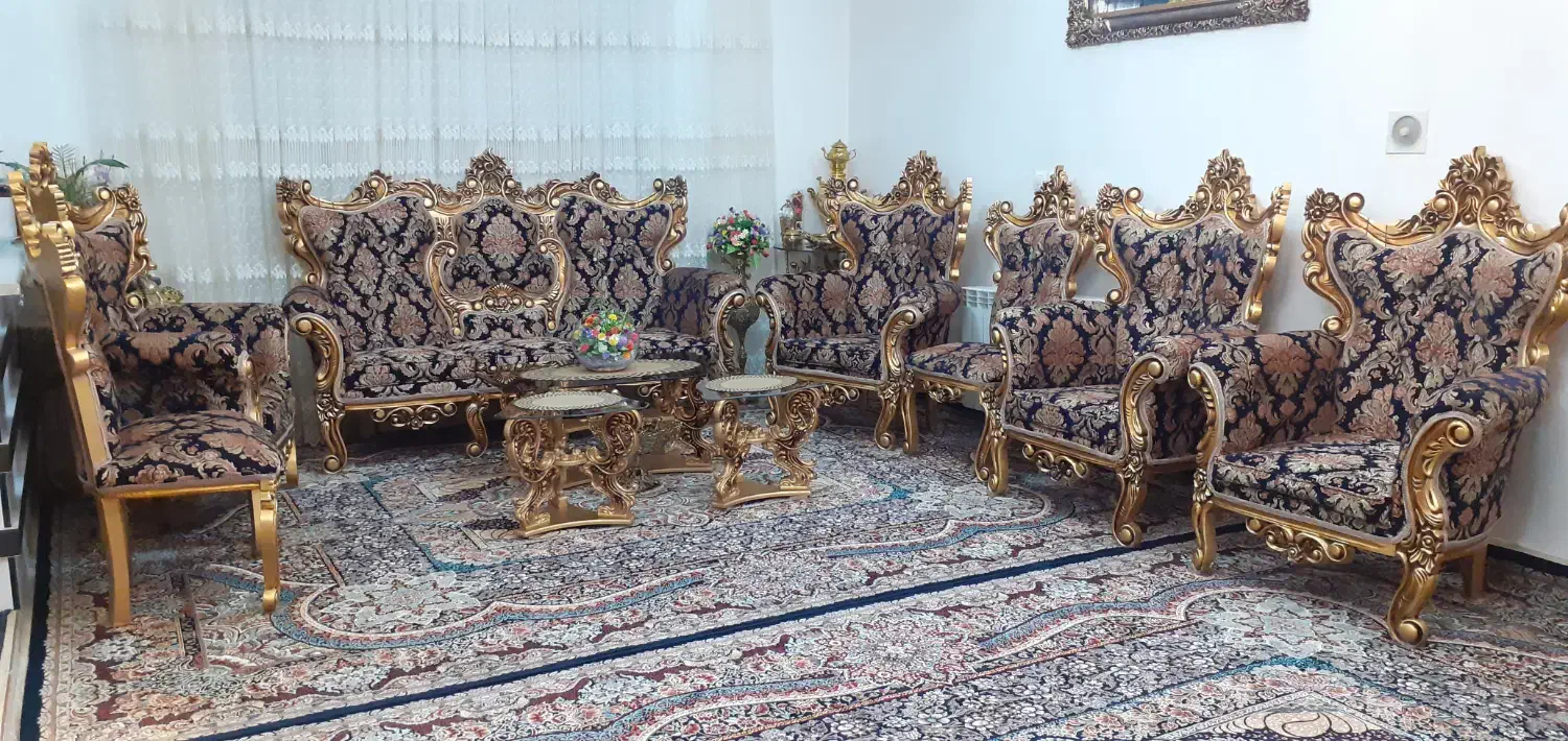 مبل استیل تاج عروس|مبلمان خانگی و میز عسلی|بروجرد, |دیوار