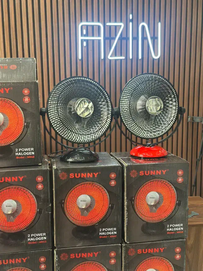 بخاری برقی رومیزی طرح پنکه|بخاری، هیتر، شومینه|قم, کیوانفر|دیوار