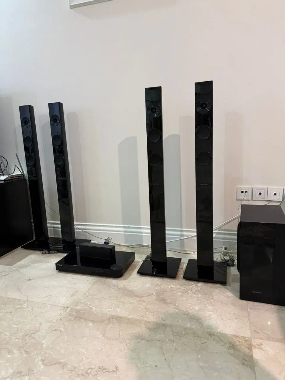 سینمای خانگی بلو ری سامسونگ نو بدون استفاده|سیستم صوتی خانگی|تهران, درختی|دیوار