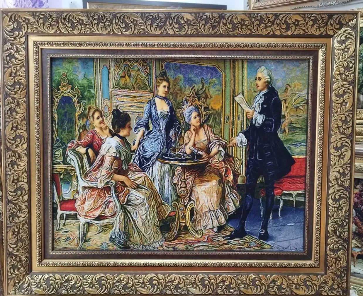 تابلو فرش دستبافت شاعر جوان/شرایط نقد و اقساط|تابلو فرش|تهران, لویزان|دیوار