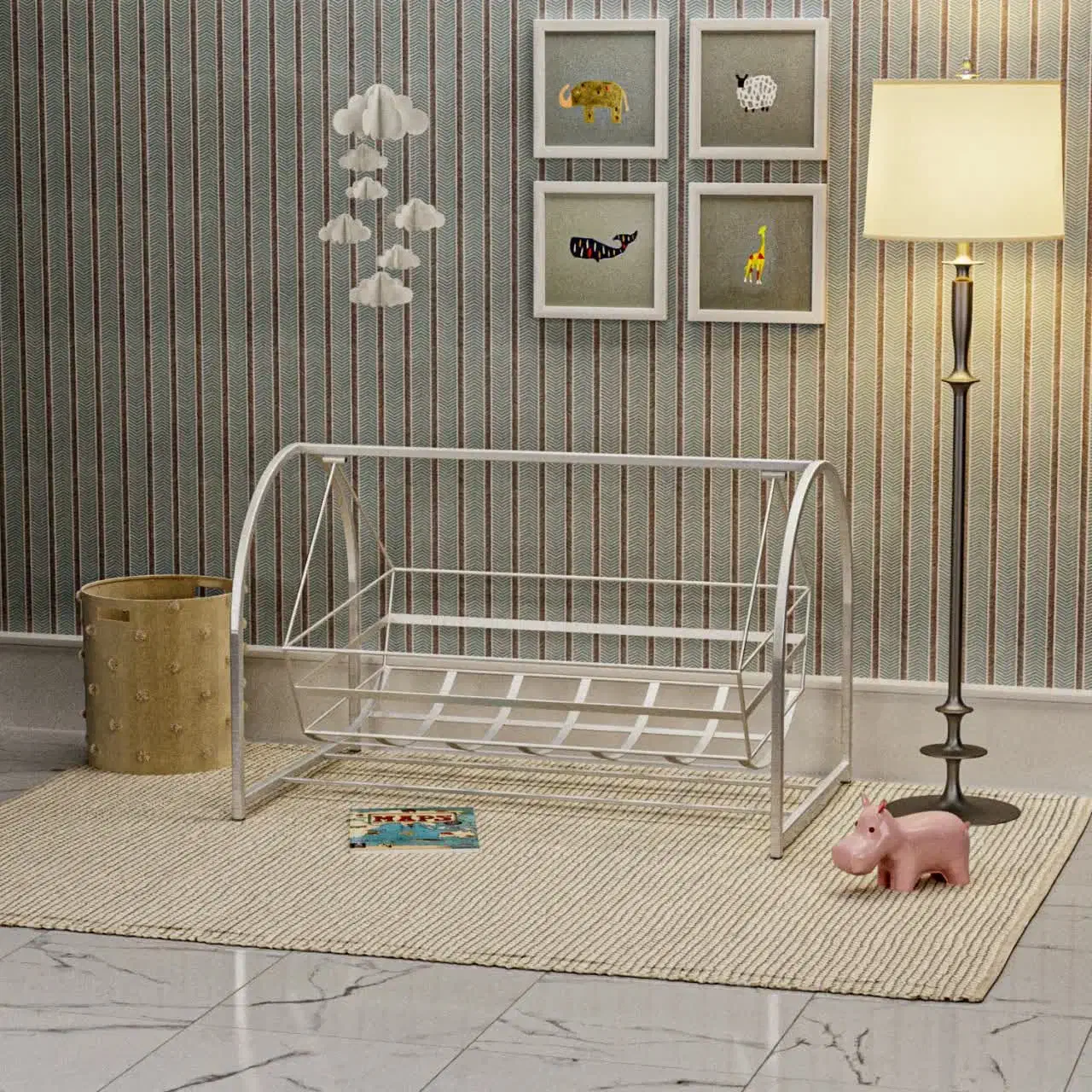 گهواره فلزی اوریناگ (مدل۲)|اسباب و اثاث بچه|تهران, شیخ هادی|دیوار