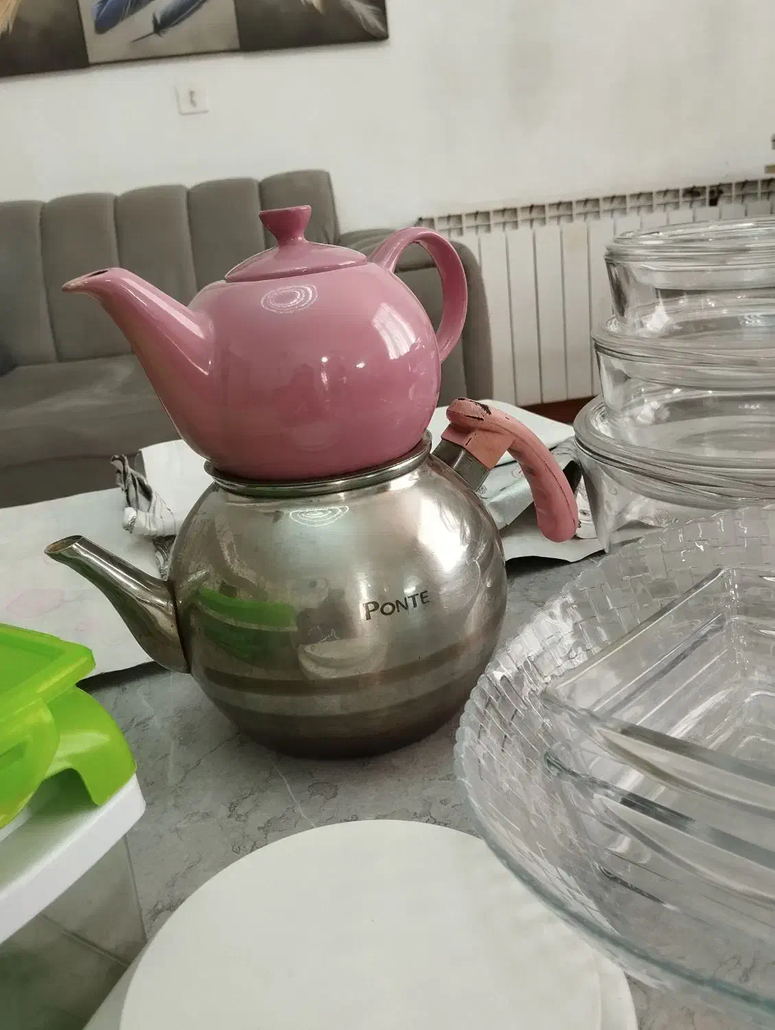 ظروف پیرکس ،کتری قوری|ظروف سرو و پذیرایی|اندیشه, اندیشه فاز ۲|دیوار