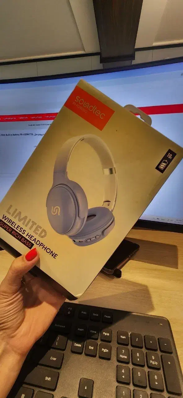 هدفون بلوتوثی پرودو Soundtec PD-STWLEP018-BU|لوازم جانبی موبایل و تبلت|تهران, نجات اللهی|دیوار