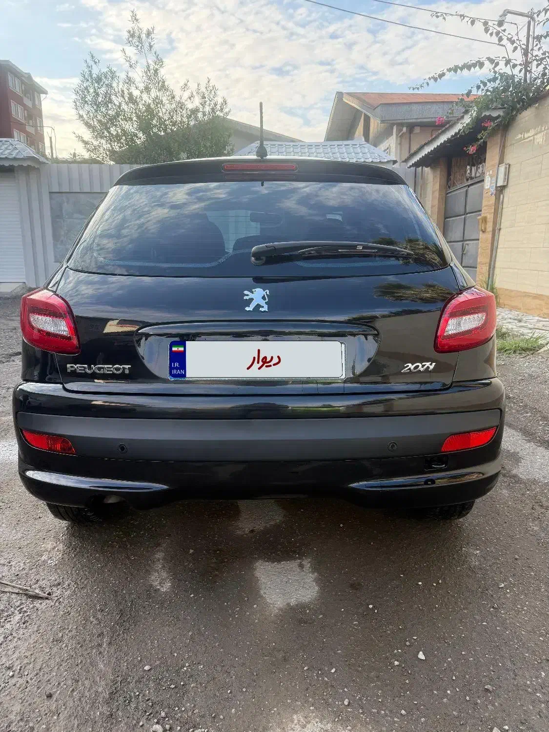 پژو ۲۰۷ پانا مشکی ۱۴۰۱|خودرو سواری و وانت|رشت, سعدی (تختی)|دیوار