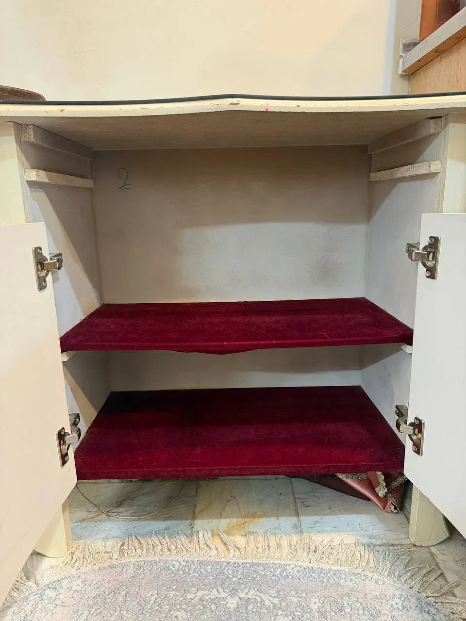 کنسول چوبی مخملی|بوفه، ویترین، کنسول|تهران, مجیدیه|دیوار